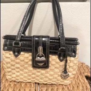 BRIGHTON Purse Handbag Straw Summer